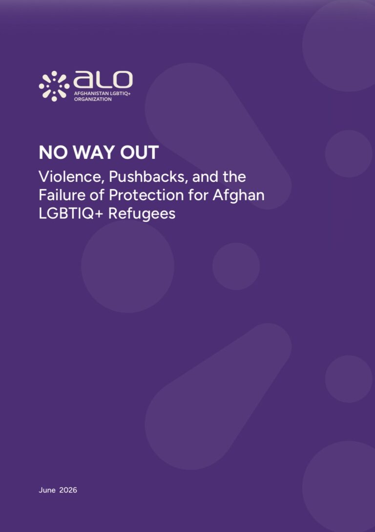 No Way Out: Violence, Pushbacks, and the Failure of Protection for Afghan LGBTIQ+ Refugees