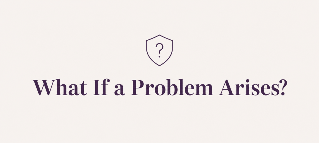 What If a Problem Arises?
